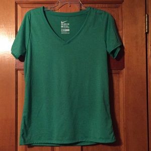 NWOT Nike Dri Fit V Neck Tee